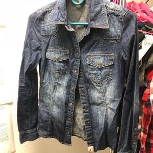 Guess jean shirt